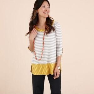 Matilda Jane Women's Oracle Top Striped Polka Dot